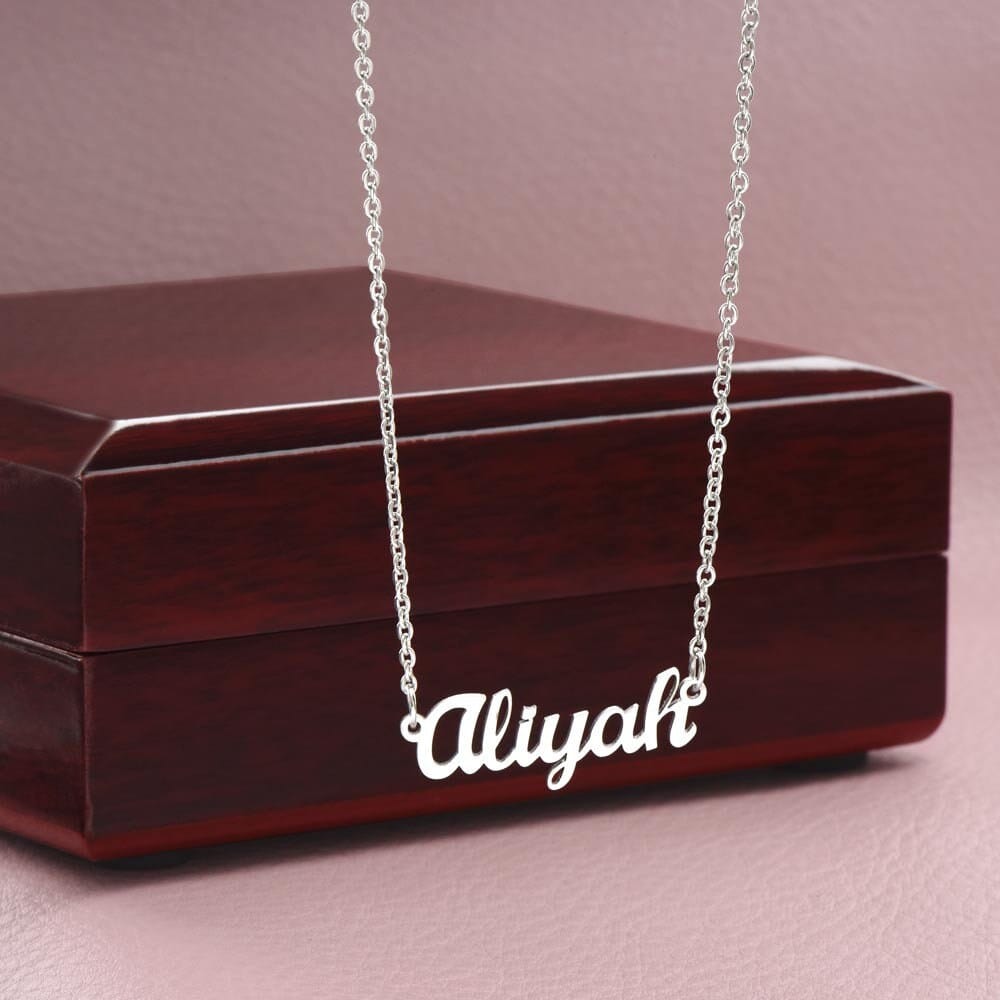 ShineOn Fulfillment Jewelry Personalized Name Necklace, Gift For Mom, Custom Name Necklace, Gift from Daughter, Gift for Her, Included Gift Box, Free Shipping