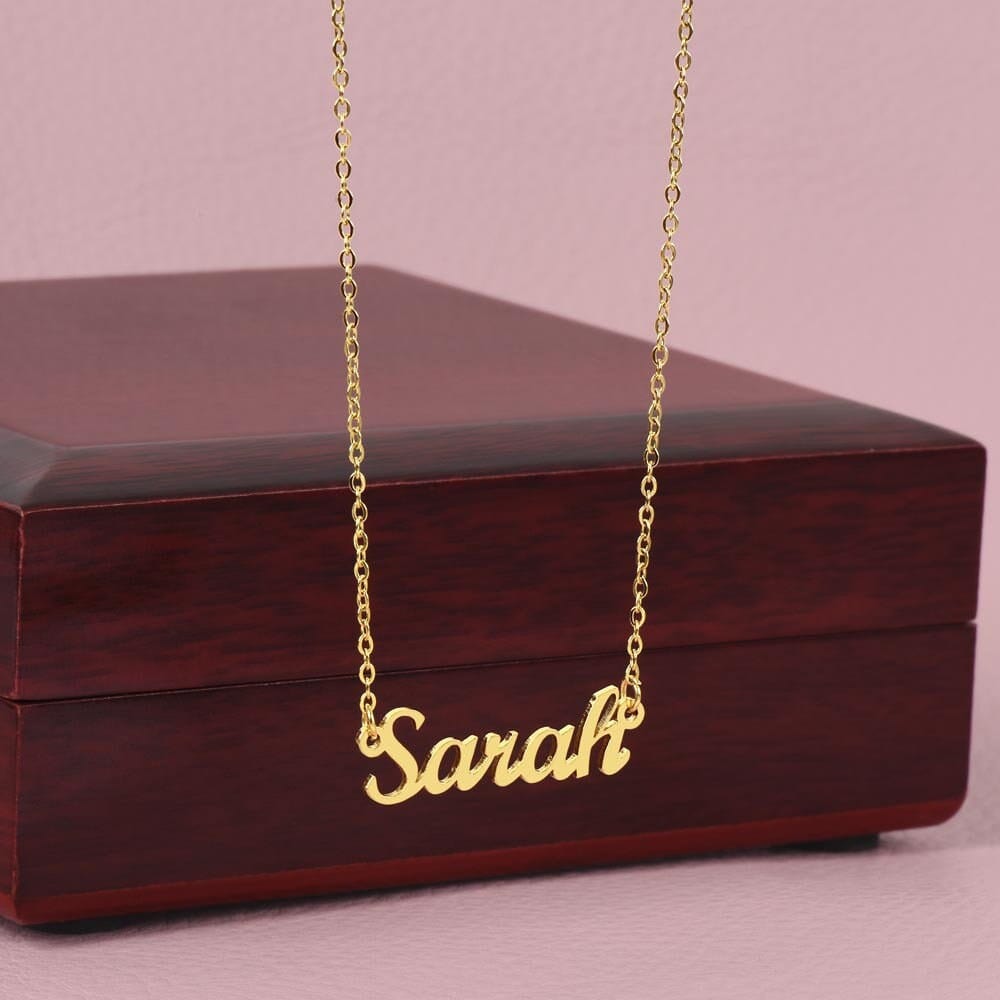 ShineOn Fulfillment Jewelry Personalized Name Necklace, Gift For Mom, Custom Name Necklace, Gift from Daughter, Gift for Her, Included Gift Box, Free Shipping