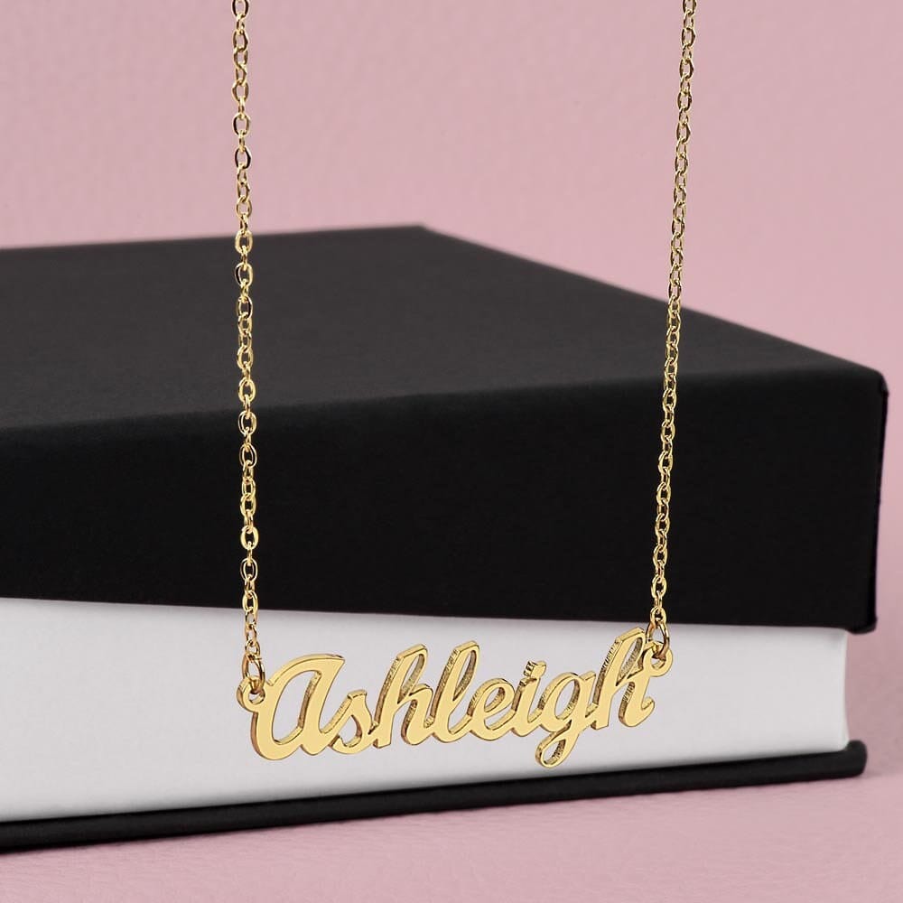 ShineOn Fulfillment Jewelry Personalized Name Necklace, Gift For Mom, Custom Name Necklace, Gift from Daughter, Gift for Her, Included Gift Box, Free Shipping