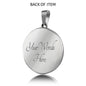 ShineOn Fulfillment Jewelry Personalized Tree in a Purple Field at Sunset, Custom Pendant with Luxury Necklace - Personalized Engraving Available, Gift Box Included