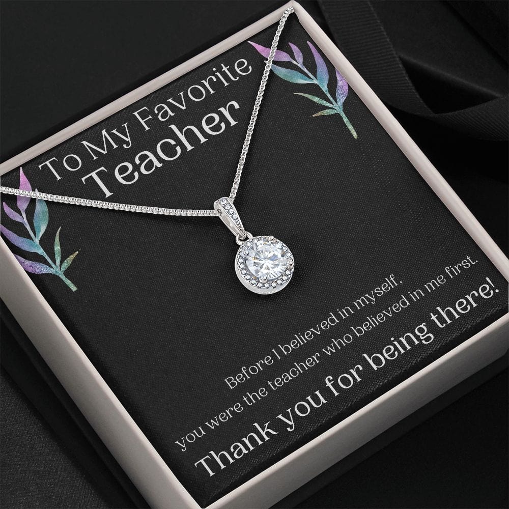 ShineOn Fulfillment Jewelry To My Favorite Teacher Thank You Gift