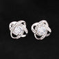 ShineOn Fulfillment Jewelry Love Knot Stud Earrings SO-6749755