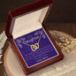 ShineOn Fulfillment Jewelry To My Daughter Joined Hearts Necklace