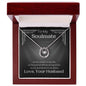 ShineOn Fulfillment Jewelry Soulmate Necklace, Soulmate Gift, To My Soulmate, Valentine Gift, Lucky Necklace, White Gold, Gift For Her, Free Gift Box, Free Shipping