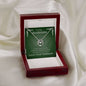 ShineOn Fulfillment Jewelry Soulmate Necklace, Soulmate Gift, To My Soulmate, Valentine Gift, Lucky Necklace, White Gold, Gift For Her, Free Gift Box, Free Shipping