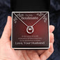 ShineOn Fulfillment Jewelry Soulmate Necklace, Soulmate Gift, To My Soulmate, Valentine Gift, Lucky Necklace, White Gold, Gift For Her, Free Gift Box, Free Shipping