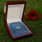 ShineOn Fulfillment Jewelry Soulmate Necklace, Soulmate Gift, To My Soulmate, Valentine Gift, Circle in Circle Necklace, Gift For Her, Free Gift Box, Free Shipping