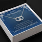ShineOn Fulfillment Jewelry Soulmate Necklace, Soulmate Gift, To My Soulmate, Valentine Gift, Circle in Circle Necklace, Gift For Her, Free Gift Box, Free Shipping