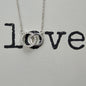 ShineOn Fulfillment Jewelry Soulmate Necklace, Soulmate Gift, To My Soulmate, Valentine Gift, Circle in Circle Necklace, Gift For Her, Free Gift Box, Free Shipping