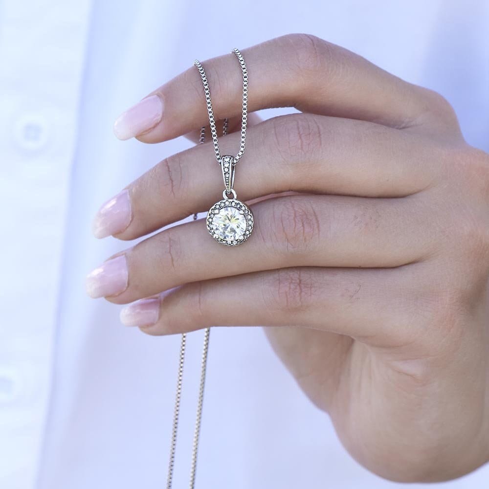ShineOn Fulfillment Jewelry Soulmate Necklace, Soulmate Gift, Valentine Gift, White Gold Necklace, Free Gift Box, Free Shipping
