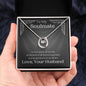 ShineOn Fulfillment Jewelry Soulmate Necklace, Soulmate Gift, To My Soulmate, Valentine Gift, Lucky Necklace, White Gold, Gift For Her, Free Gift Box, Free Shipping