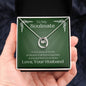 ShineOn Fulfillment Jewelry Soulmate Necklace, Soulmate Gift, To My Soulmate, Valentine Gift, Lucky Necklace, White Gold, Gift For Her, Free Gift Box, Free Shipping