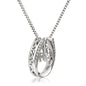 ShineOn Fulfillment Jewelry Soulmate Necklace, Soulmate Gift, To My Soulmate, Valentine Gift, Lucky Necklace, White Gold, Gift For Her, Free Gift Box, Free Shipping