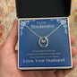ShineOn Fulfillment Jewelry Soulmate Necklace, Soulmate Gift, To My Soulmate, Valentine Gift, Lucky Necklace, White Gold, Gift For Her, Free Gift Box, Free Shipping