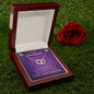ShineOn Fulfillment Jewelry Soulmate Necklace, Soulmate Gift, To My Soulmate, Valentine Gift, Circle in Circle Necklace, Gift For Her, Free Gift Box, Free Shipping