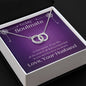 ShineOn Fulfillment Jewelry Soulmate Necklace, Soulmate Gift, To My Soulmate, Valentine Gift, Circle in Circle Necklace, Gift For Her, Free Gift Box, Free Shipping