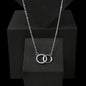 ShineOn Fulfillment Jewelry Soulmate Necklace, Soulmate Gift, To My Soulmate, Valentine Gift, Circle in Circle Necklace, Gift For Her, Free Gift Box, Free Shipping