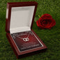 ShineOn Fulfillment Jewelry Soulmate Necklace, Soulmate Gift, To My Soulmate, Valentine Gift, Circle in Circle Necklace, Gift For Her, Free Gift Box, Free Shipping