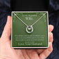 ShineOn Fulfillment Jewelry Wife Necklace, Wife Gift, To My Beautiful Wife, Valentine Gift, Lucky Necklace, White Gold, Gift For Her, Free Gift Box, Free Shipping