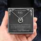 ShineOn Fulfillment Jewelry Wife Necklace, Wife Gift, To My Beautiful Wife, Valentine Gift, Lucky Necklace, White Gold, Gift For Her, Free Gift Box, Free Shipping