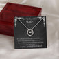 ShineOn Fulfillment Jewelry Wife Necklace, Wife Gift, To My Beautiful Wife, Valentine Gift, Lucky Necklace, White Gold, Gift For Her, Free Gift Box, Free Shipping