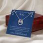 ShineOn Fulfillment Jewelry Wife Necklace, Wife Gift, To My Beautiful Wife, Valentine Gift, Lucky Necklace, White Gold, Gift For Her, Free Gift Box, Free Shipping