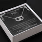 ShineOn Fulfillment Jewelry Wife Necklace, Wife Gift, To My Beautiful Wife, Valentine Gift, Circle in Circle Necklace, Gift For Her, Free Gift Box, Free Shipping