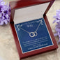 ShineOn Fulfillment Jewelry Wife Necklace, Wife Gift, To My Beautiful Wife, Valentine Gift, Circle in Circle Necklace, Gift For Her, Free Gift Box, Free Shipping