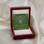 ShineOn Fulfillment Jewelry Wife Necklace, Wife Gift, To My Beautiful Wife, Valentine Gift, Lucky Necklace, White Gold, Gift For Her, Free Gift Box, Free Shipping