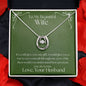 ShineOn Fulfillment Jewelry Wife Necklace, Wife Gift, To My Beautiful Wife, Valentine Gift, Lucky Necklace, White Gold, Gift For Her, Free Gift Box, Free Shipping