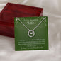 ShineOn Fulfillment Jewelry Wife Necklace, Wife Gift, To My Beautiful Wife, Valentine Gift, Lucky Necklace, White Gold, Gift For Her, Free Gift Box, Free Shipping