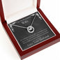 ShineOn Fulfillment Jewelry Wife Necklace, Wife Gift, To My Beautiful Wife, Valentine Gift, Lucky Necklace, White Gold, Gift For Her, Free Gift Box, Free Shipping