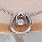 ShineOn Fulfillment Jewelry Wife Necklace, Wife Gift, To My Beautiful Wife, Valentine Gift, Lucky Necklace, White Gold, Gift For Her, Free Gift Box, Free Shipping