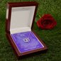 ShineOn Fulfillment Jewelry Wife Necklace, Wife Gift, To My Beautiful Wife, Valentine Gift, Circle in Circle Necklace, Gift For Her, Free Gift Box, Free Shipping