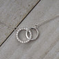 ShineOn Fulfillment Jewelry Wife Necklace, Wife Gift, To My Beautiful Wife, Valentine Gift, Circle in Circle Necklace, Gift For Her, Free Gift Box, Free Shipping