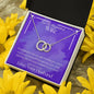 ShineOn Fulfillment Jewelry Wife Necklace, Wife Gift, To My Beautiful Wife, Valentine Gift, Circle in Circle Necklace, Gift For Her, Free Gift Box, Free Shipping