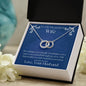 ShineOn Fulfillment Jewelry Wife Necklace, Wife Gift, To My Beautiful Wife, Valentine Gift, Circle in Circle Necklace, Gift For Her, Free Gift Box, Free Shipping