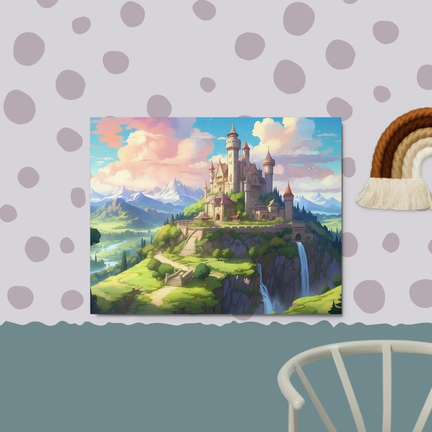 Moonrise Merchandise 11″×14″ Metal Wall Art- Fairy Castle version A 8130754_15136