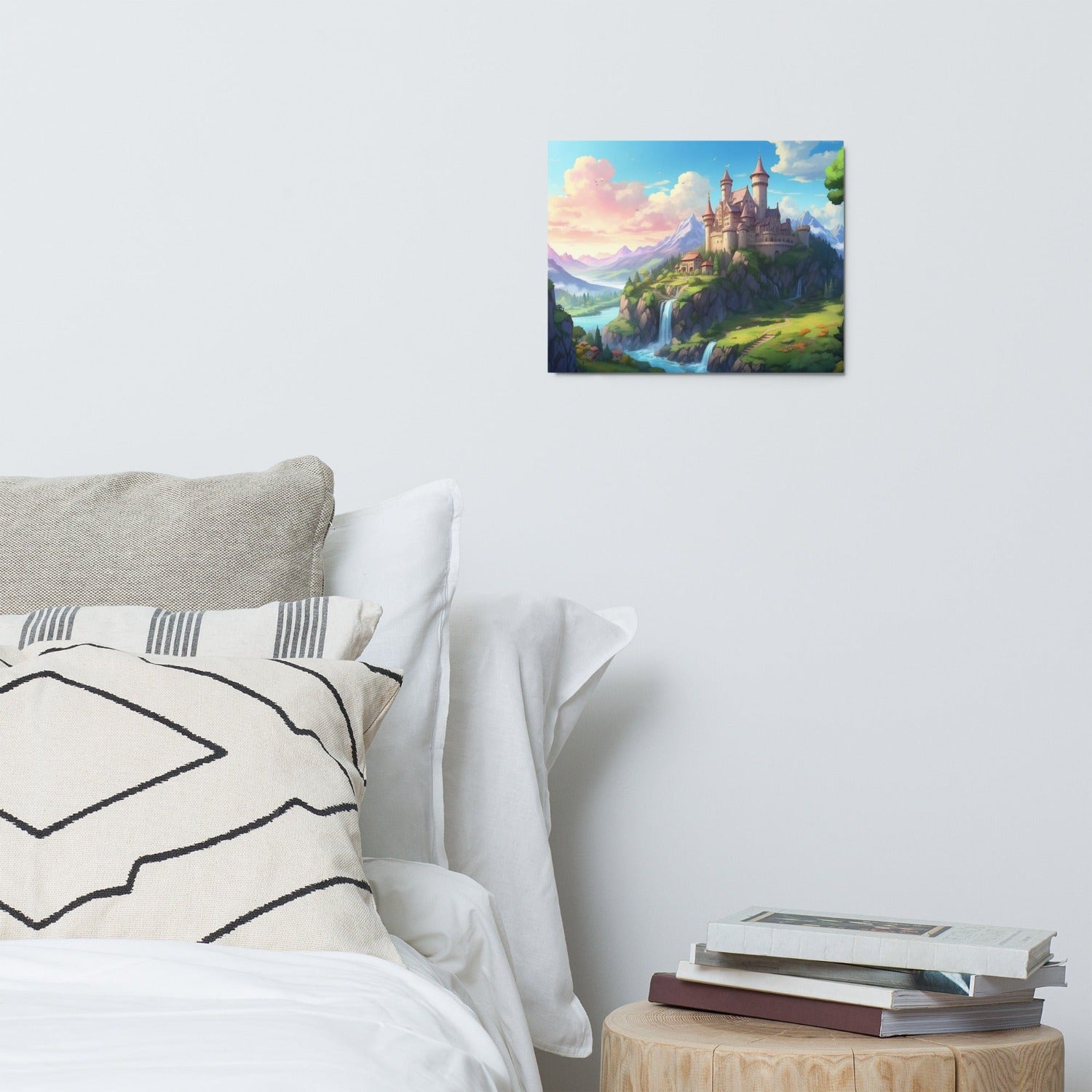 Moonrise Merchandise Metal Wall Art- Fairy Castle Version B