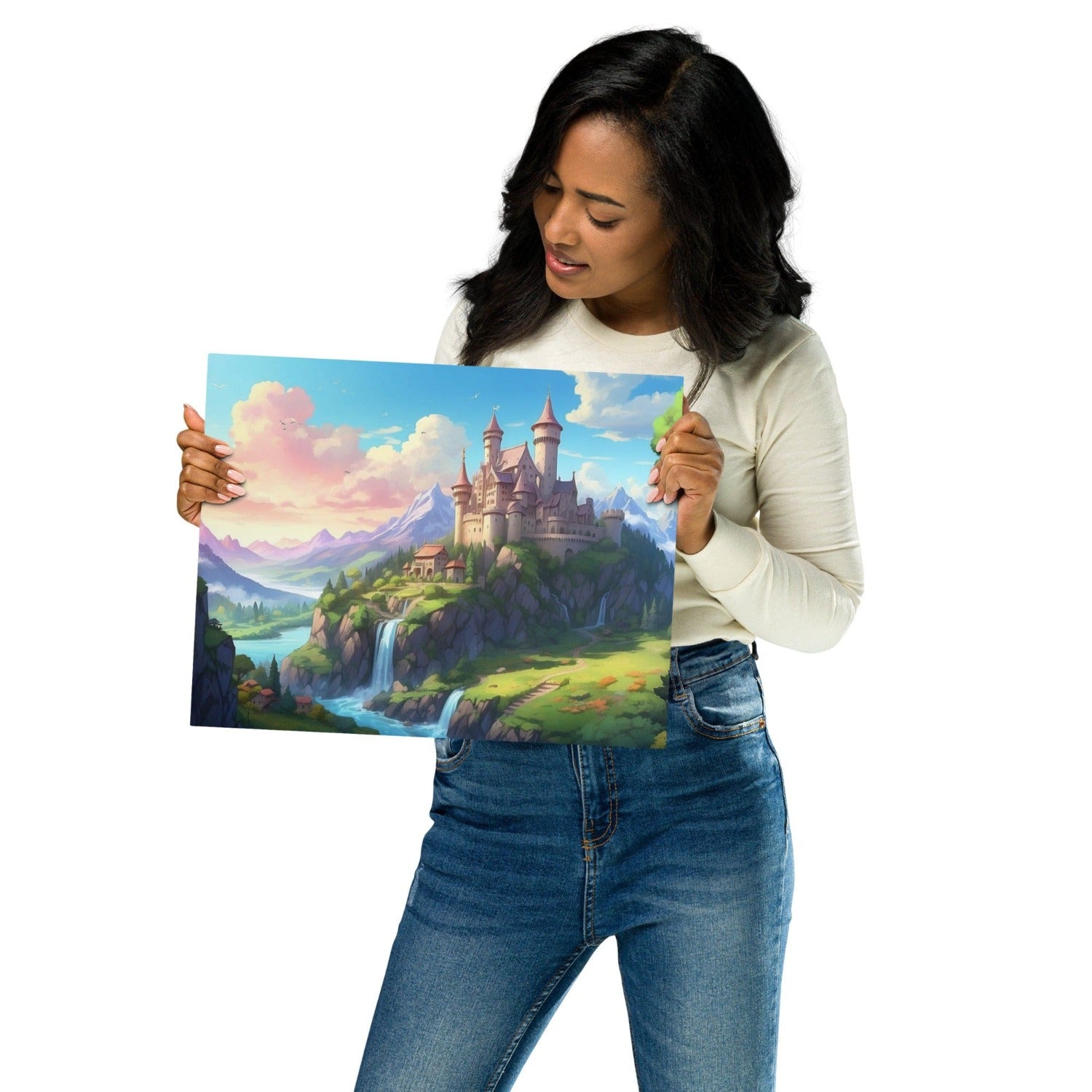 Moonrise Merchandise Metal Wall Art- Fairy Castle Version B