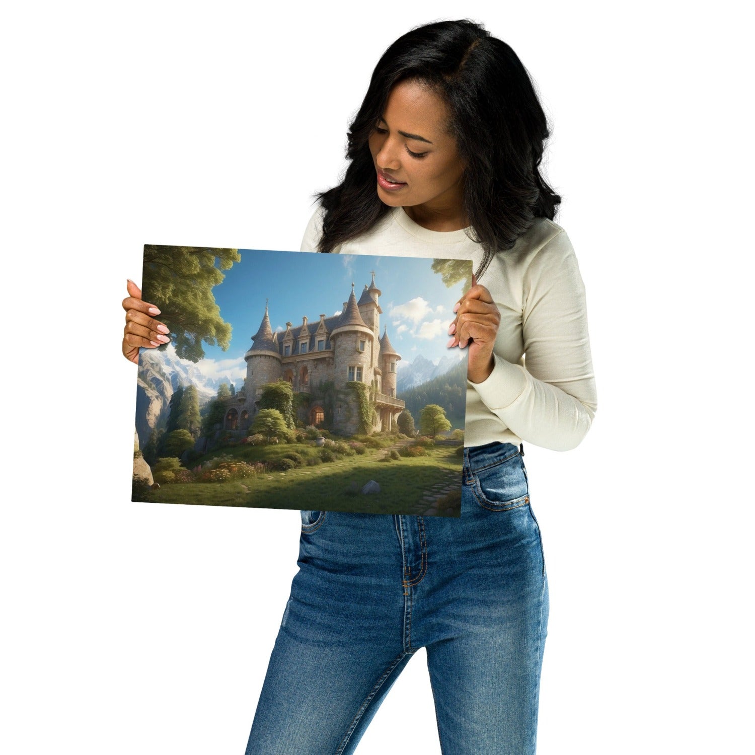 Moonrise Merchandise Metal Wall Art-Story book Castle Style 1