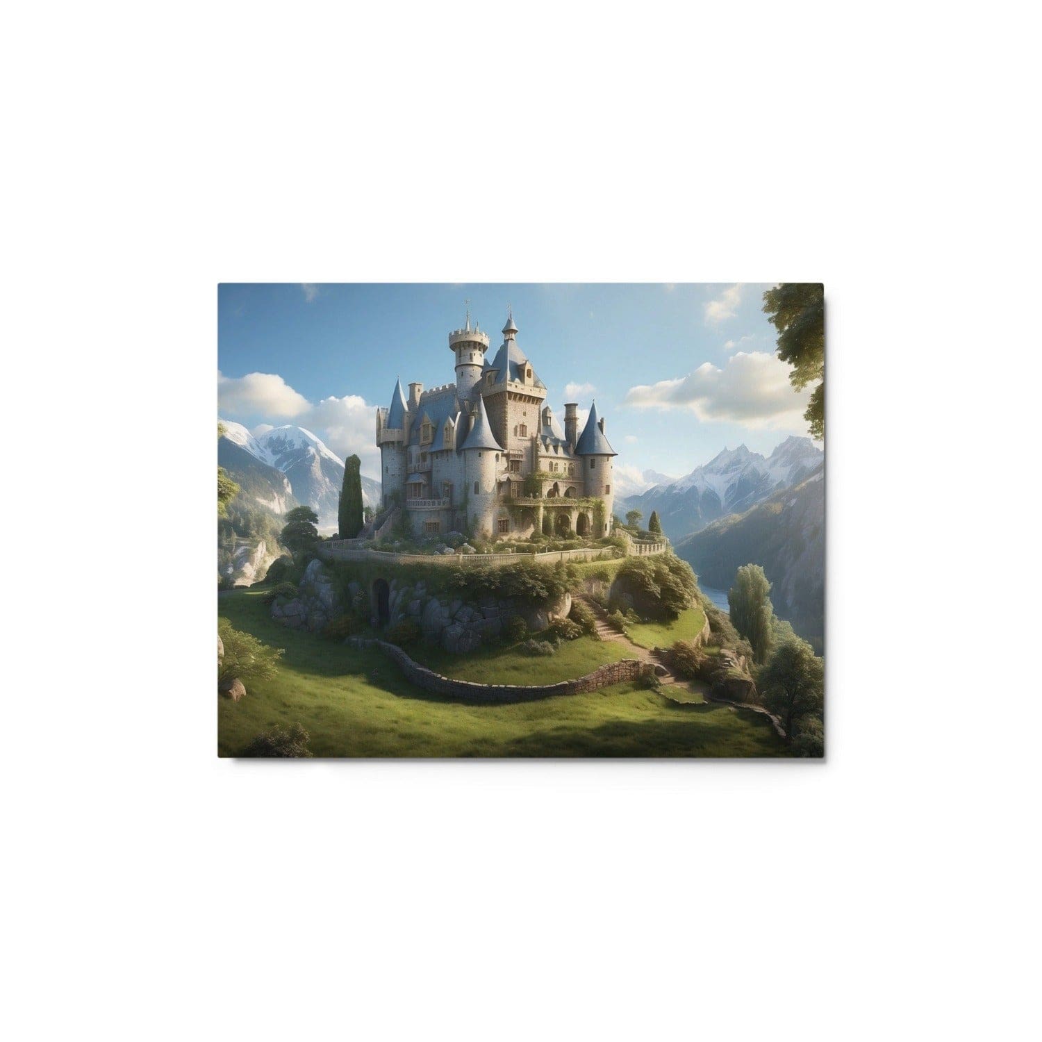 Moonrise Merchandise Metal Wall Art- Storybook Castle Style B