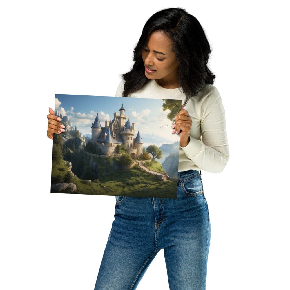 Moonrise Merchandise Metal Wall Art-Storybook Castle Style 3