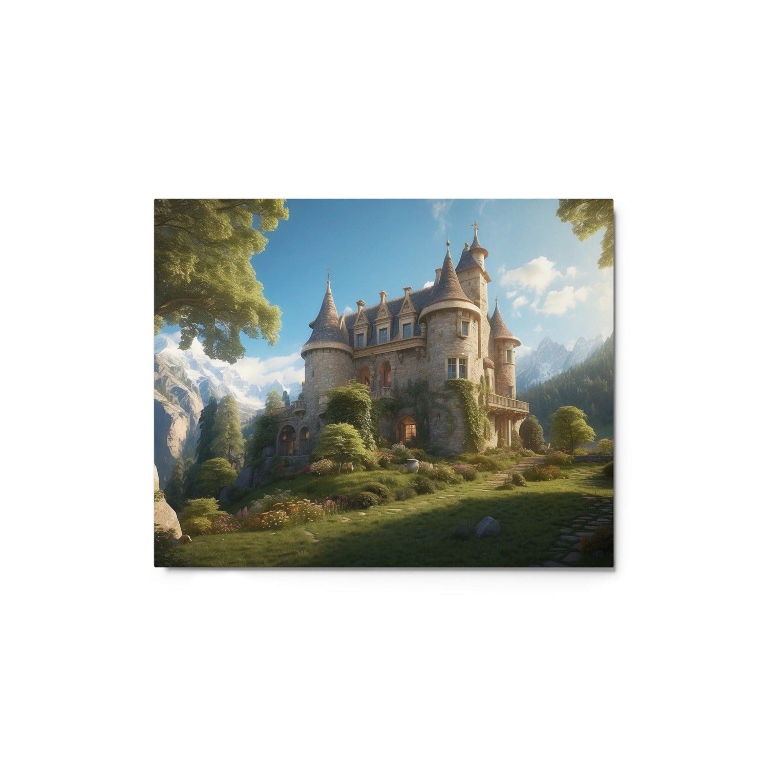 Moonrise Merchandise 8″×10″ Metal Wall Art-Story book Castle Style 1 4084482_15134