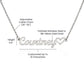 ShineOn Fulfillment Jewelry Personalized Name Necklace, Gift For Mom, Custom Name with Heart Necklace, Gift From Son, Gift for Her, Included Gift Box, Free Shipping