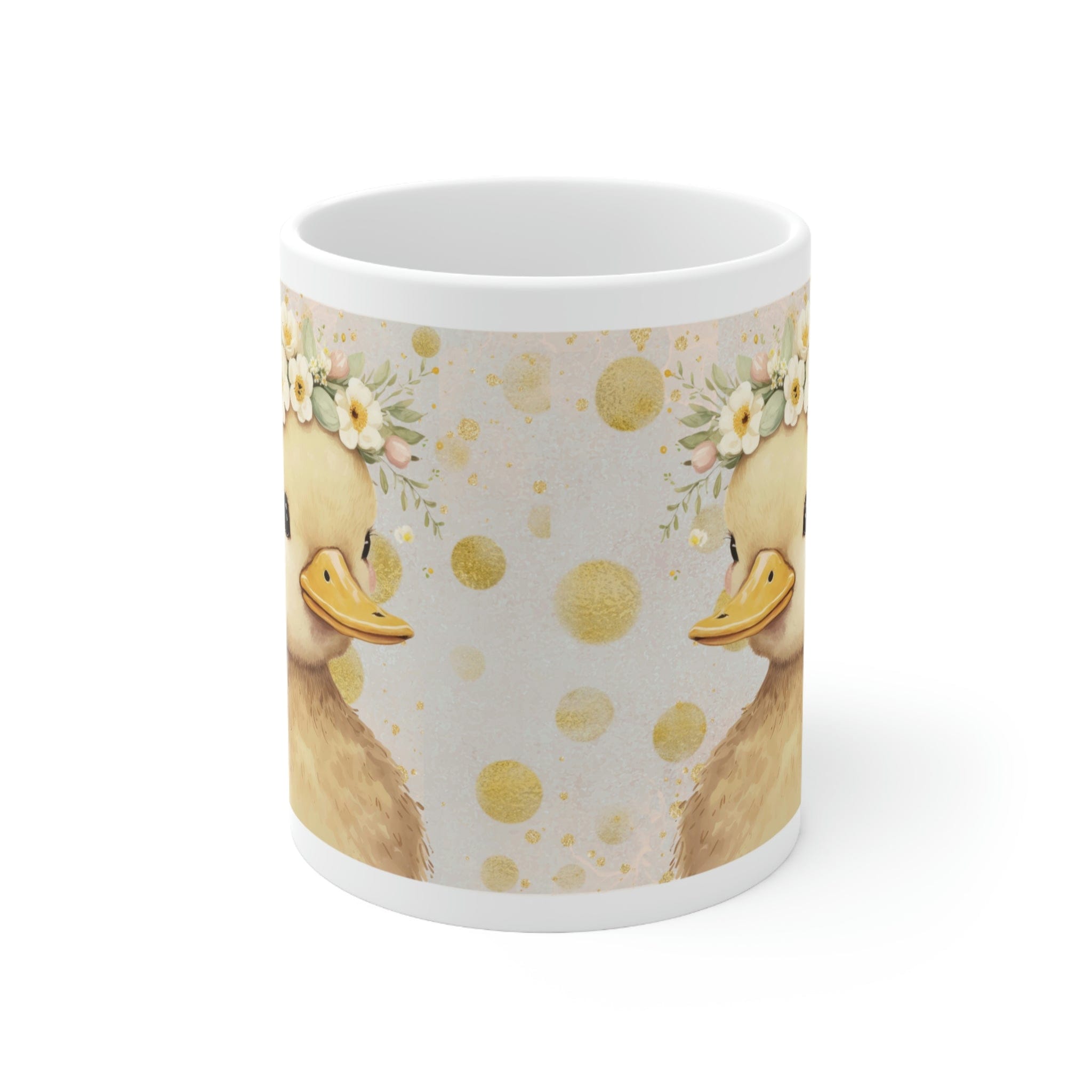 Printify Mug 11oz Coffee Mug, Duckling Coffee Mug, Duckling Gift, Duck Mug, Birthday Gift, Animal Mug, White 11 oz Ceramic, Gift for Her, Free Shipping 10674860969558647072