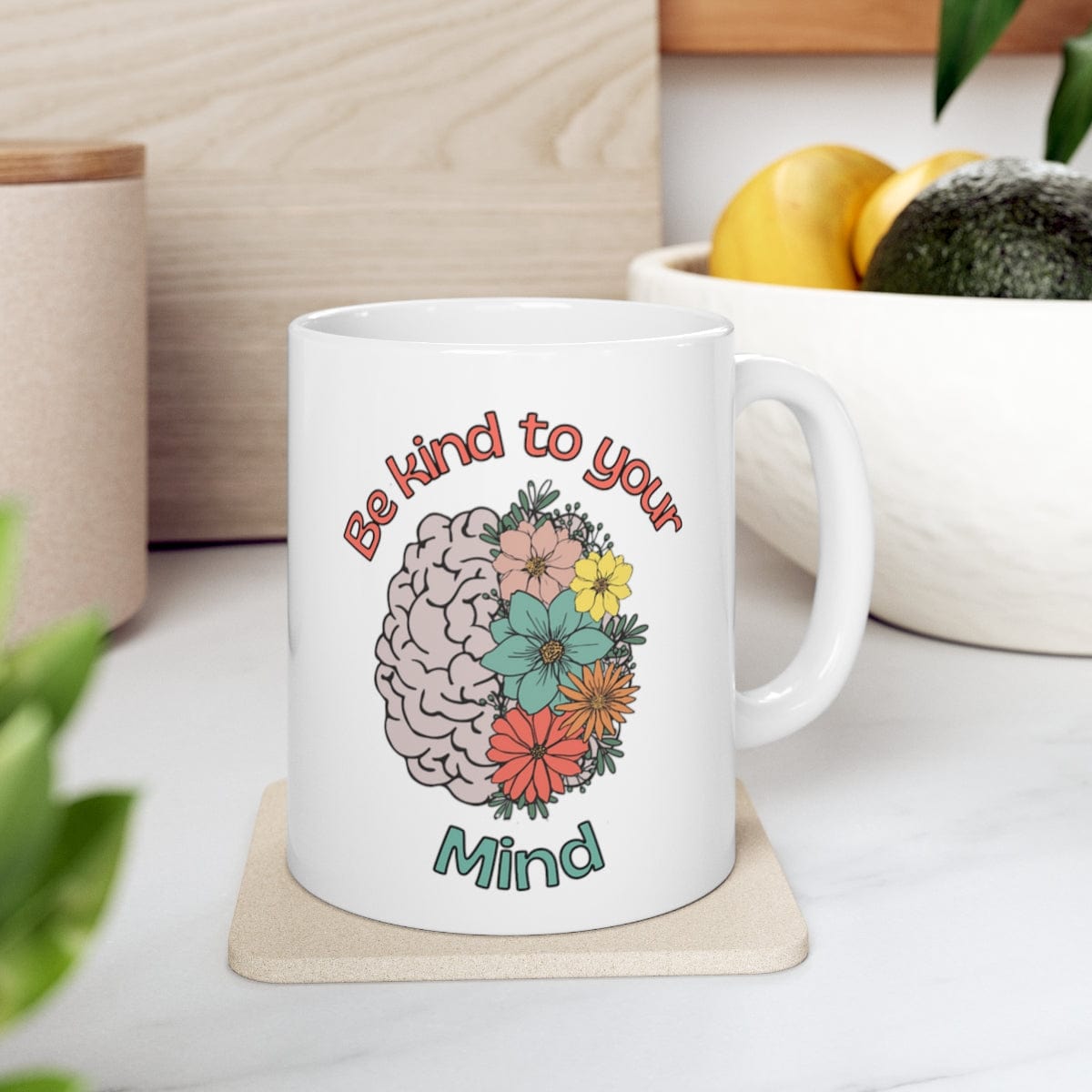 Printify Mug 11oz Coffee Mug, Mental Health Mug, Therapist Mug, Coffee Mug Gift , White 11 oz Ceramic, Gift for Her or Him 18165026101926172366