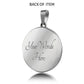 ShineOn Fulfillment Jewelry Sunflower Altered Art Custom Pendant with Luxury Necklace - Personalized Engraving Available