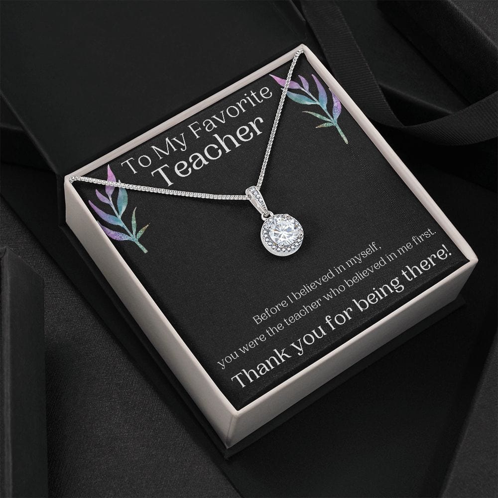 ShineOn Fulfillment Jewelry To My Favorite Teacher Thank You Gift