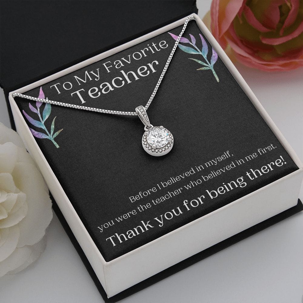 ShineOn Fulfillment Jewelry To My Favorite Teacher Thank You Gift